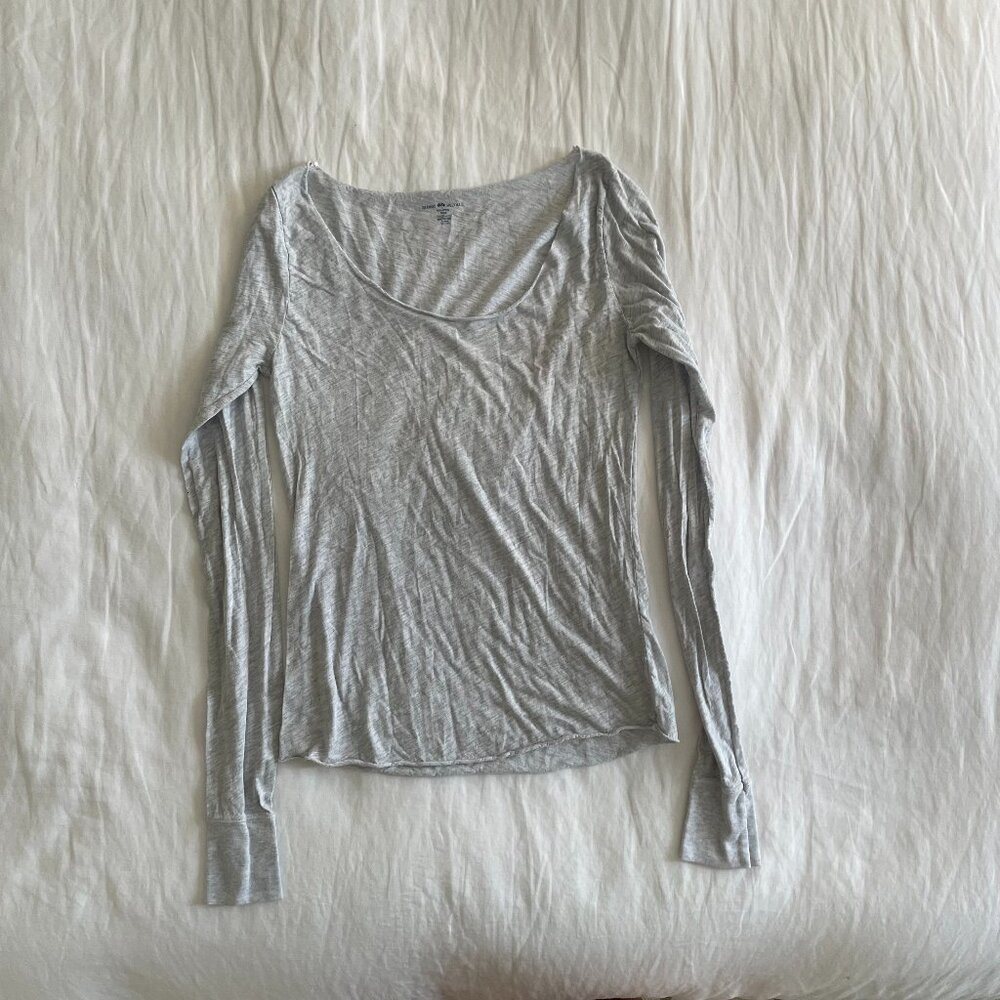 Gray Brandy Melville Long Sleeve OS